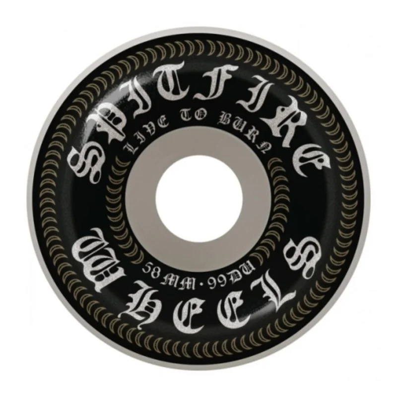 Réduction ROUES SPITFIRE 99 BLACKLETTER OG CLASSIC 58mm