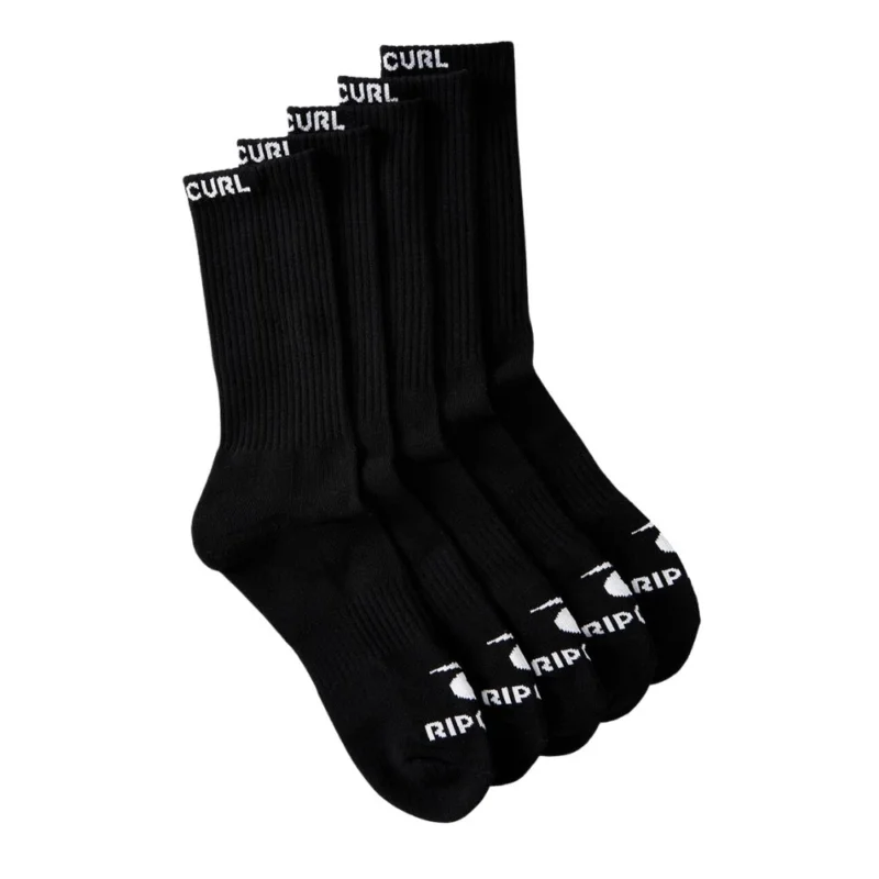 CHAUSSETTES RIP CURL BRAND CREW 5-PK Solde