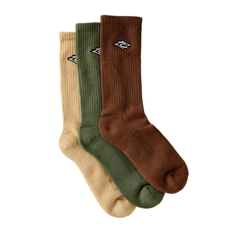 CHAUSSETTES RIP CURL DIAMOND CREW 3-PK Bon Marché