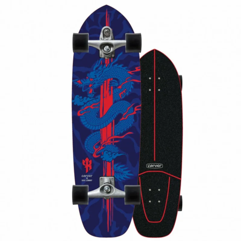 Expédié Aujourd'hui SURF SKATE CARVER KAI LENNY DRAGON C7 34‘‘