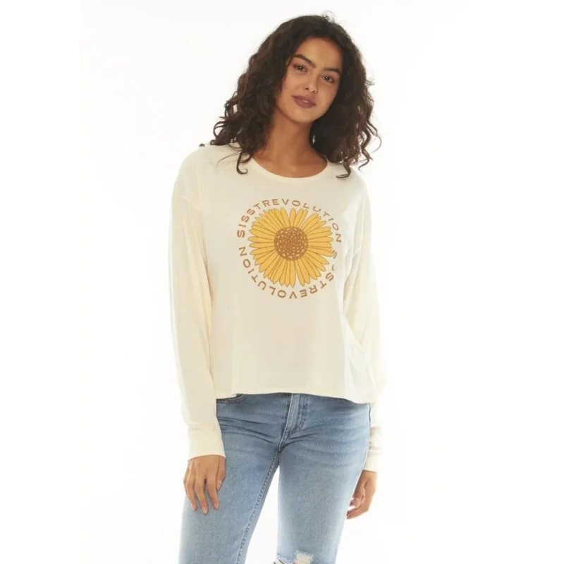 T-SHIRT SISSTREVOLUTION DAISY DAYS LS KNIT Livraison Express