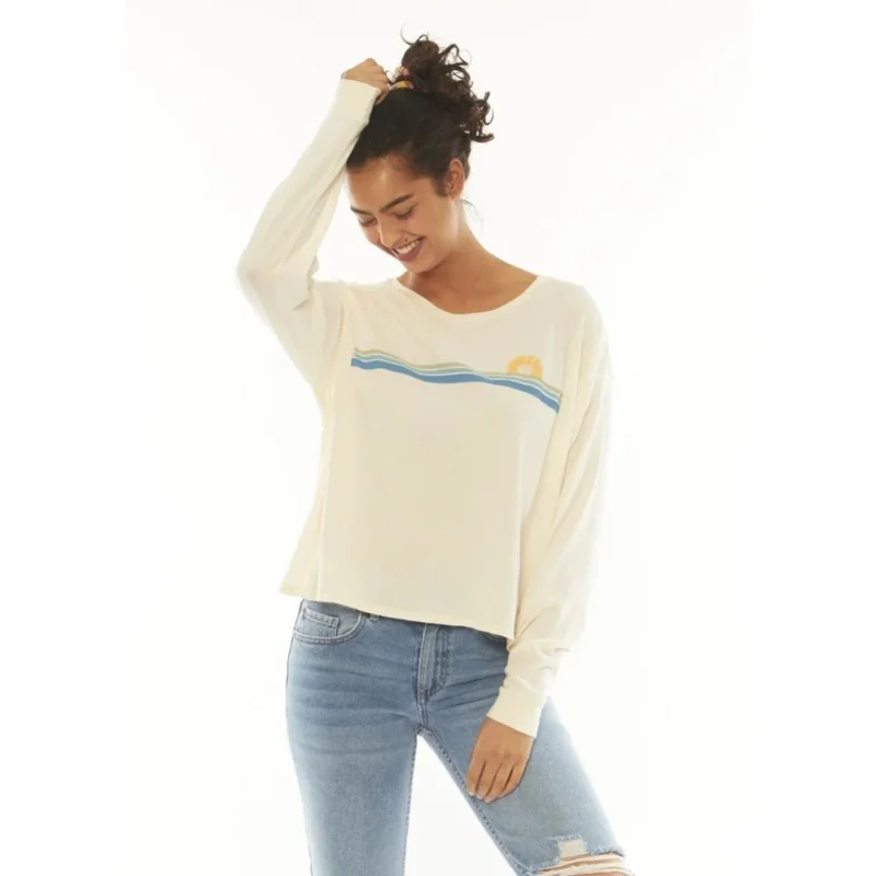 T-SHIRT SISSTREVOLUTION SUNDIAL LS KNIT Offre Spéciale