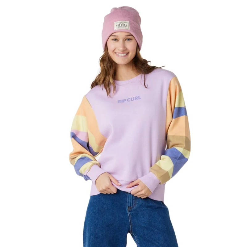 Acheter En Ligne PULL RIP CURL WAVY PRINT SLEEVES