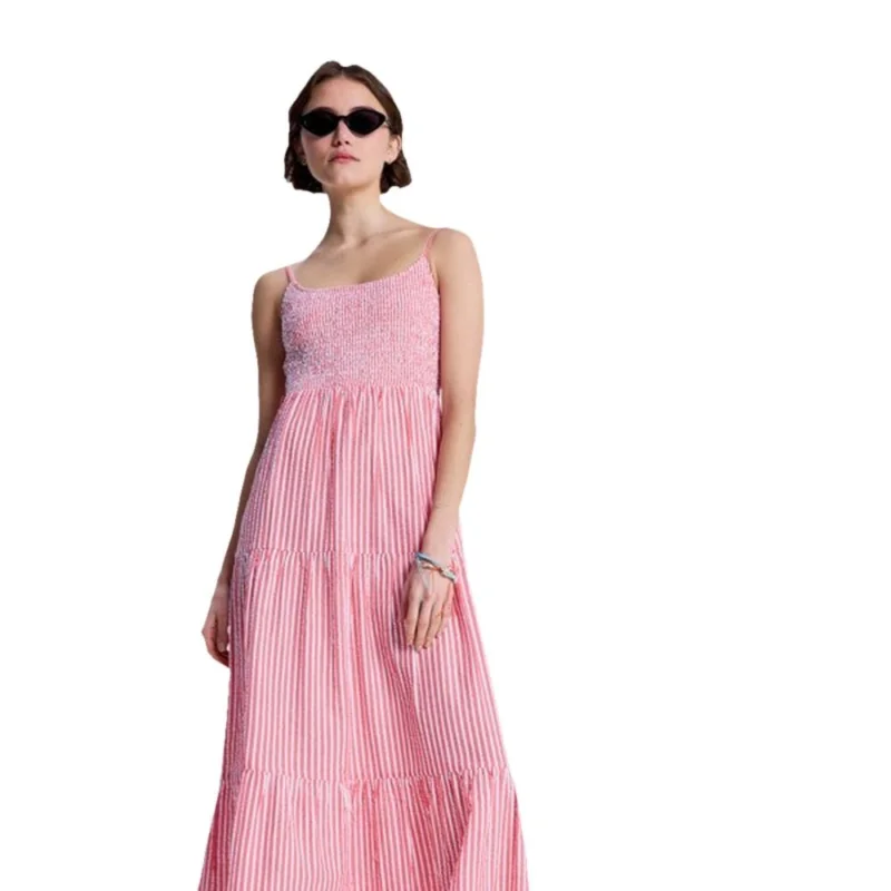 ROBE ROXY TROPICAL GLOW MAXI STRIPE Dernière Chance