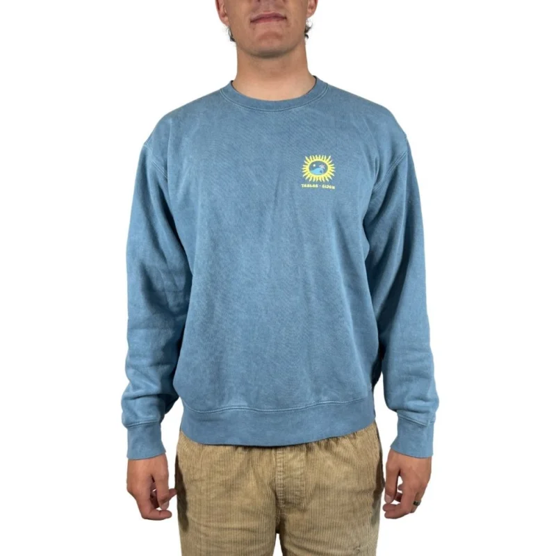 Vente Directe PULL TABLAS SUN - AZUL LAVADO/LOGO COLORES