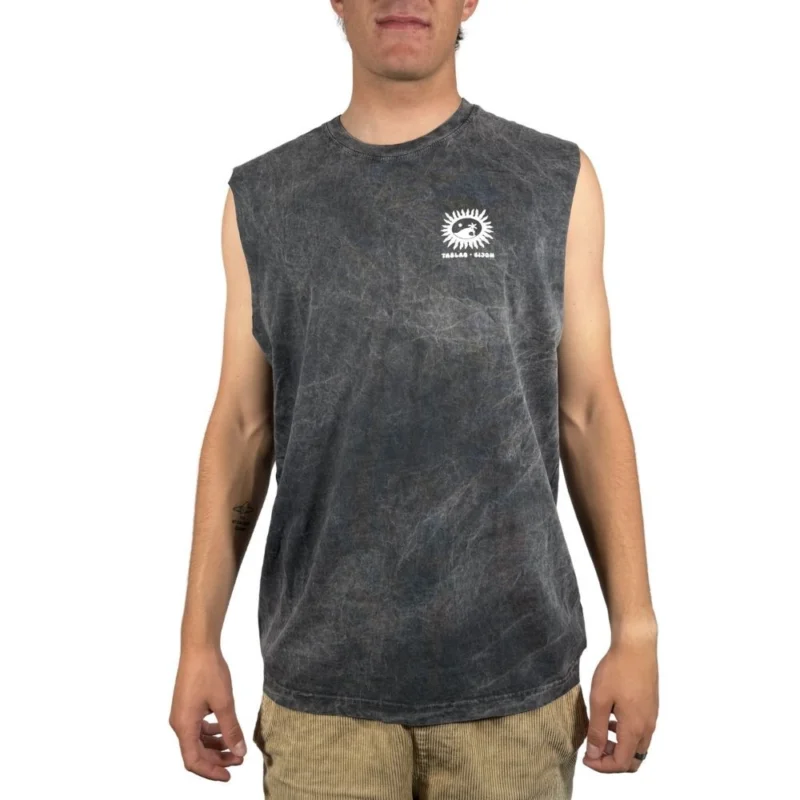 Prix Bas T-SHIRT TABLAS SUN - GRIS ANTRACITA/LOGO BLANCO