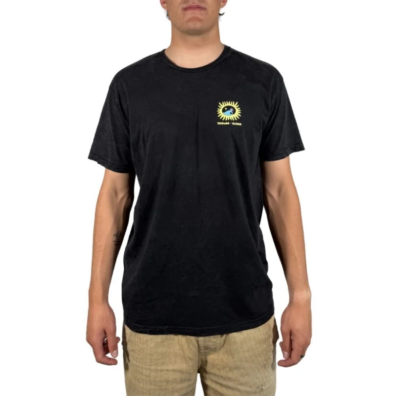 Prix Réduit T-SHIRT TABLAS SUN - NEGRO/ LOGO COLORES