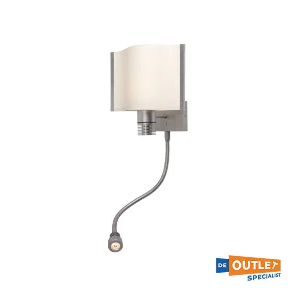 Prebit Cora Lynn Chrome Lamp with USB charger Solde