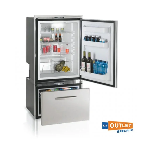 Vitrifrigo DW250 BTX 157L fridge with 75l freezer/ice maker 12/24/230V Prix Réduit