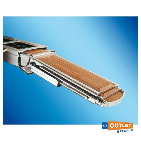 Achat Immédiat Opacmare 1133.44 Stainless Steel Retractable Hydraulic Passerelle 4400 mm