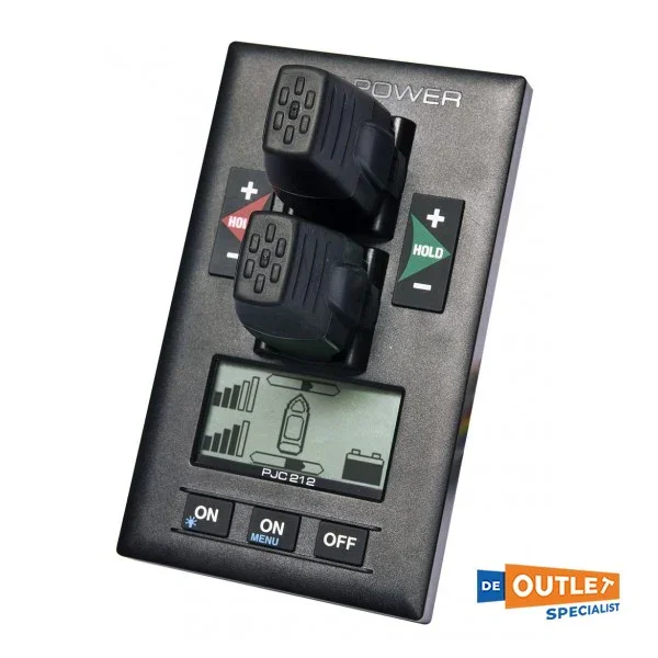 Authentique Side power PJC212 Dual Speed Bow-Sternthruster Controller Panel Black