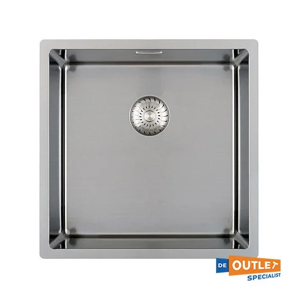 Caressi Capp40R10 stainless steel sink 40 x 40 cm Bon Marché