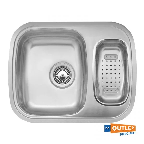 Nouvelle Collection Reginox Morena stainless steel sink including residual box 583 x 458 mm structure
