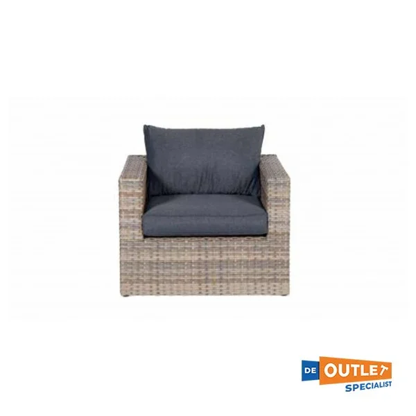 Acheter Direct Garden Impressions Yellowbird Wicker lounge seat Brown with pillows