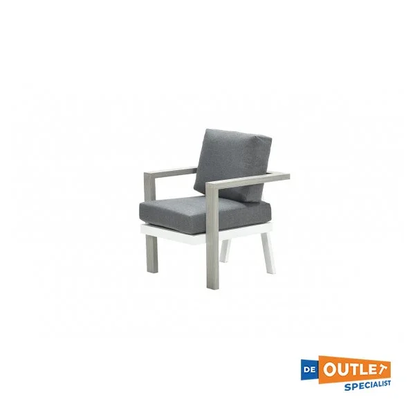 Garden Impressions Morgana Aluminum Dining Garden chair Anthracite Vironwood Prix Réduit