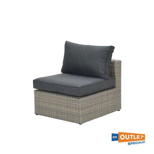 Garden Impressions Menorca Center Module Wicker Brown Haute Qualité