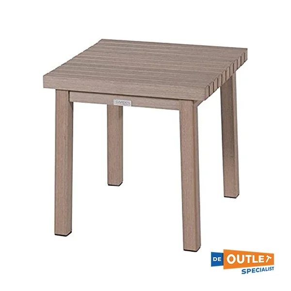 Retour Gratuit Garden Impressions Canterburry Side table 45 x 45 cm Vintage Teak