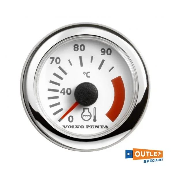 Volvo Penta Thermometer 120C White 52 mm - 874921 Offre Spéciale
