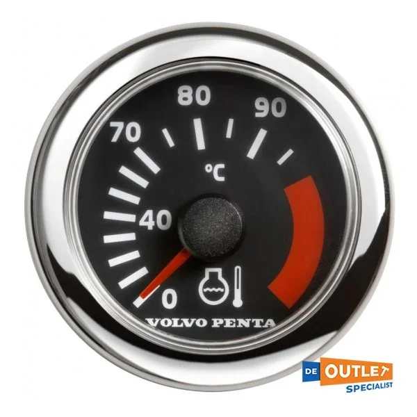 Petit Prix Volvo Penta Thermometer 120C Black 52 mm - 874904