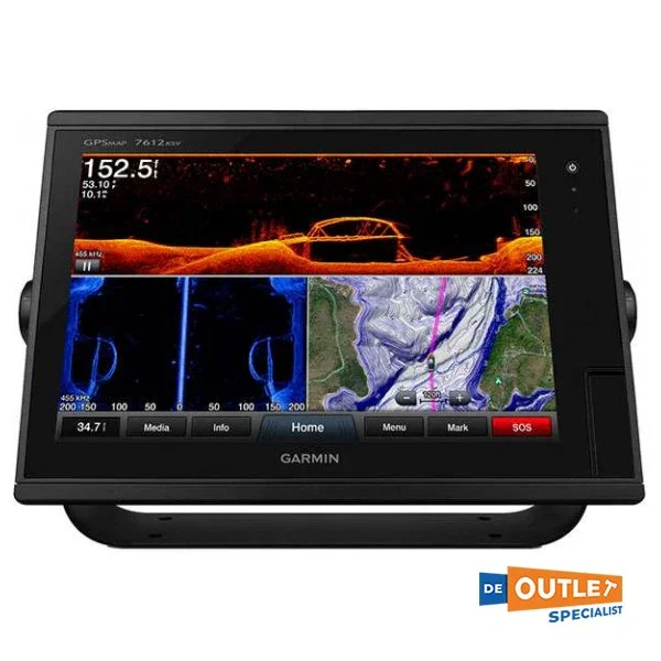 Garmin GPSMAP 7612 Touchscreen 12 inch card plotter black-010-01307-11 Remise