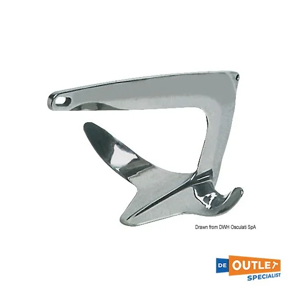 Réduction Trefoil 10 kg stainless steel anchor - 01.109.10