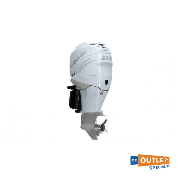 Seulement Aujourd'hui Twin Mercury Verado 350hp Outboard Marine Engines White