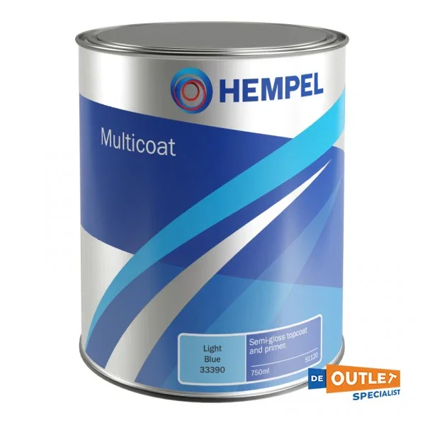 Commander Maintenant Hempel Multicoat 0.75 liter Light Gray Topcoat Bootlak