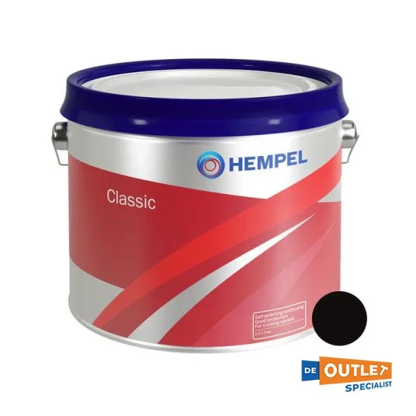 Hempel Classic Antifouling Green 2.5L - Polyester, Wood, Layered Wood and Steel Offre Limitée