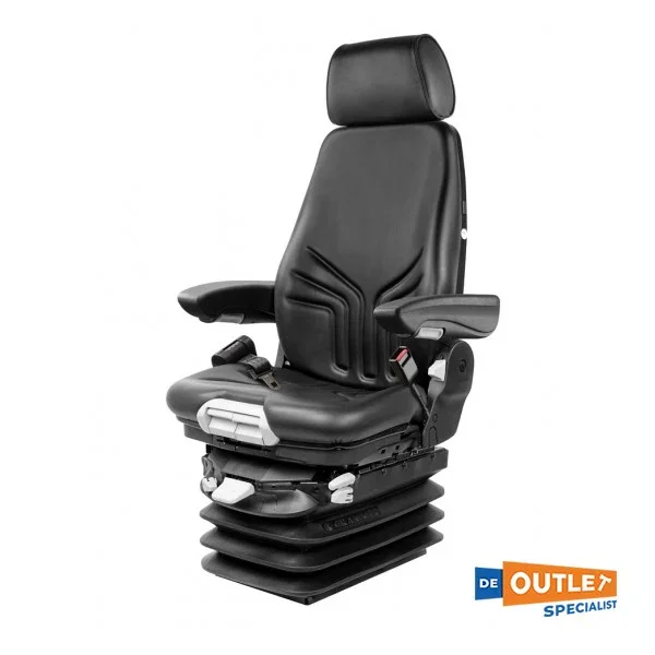Grammer Actimo XL air -suspended steering chair Black PVC (MSG95A/722) Bon Plan