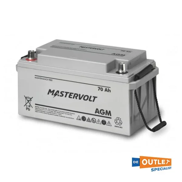 Mastervolt 12V/70 AH AGM Battery/battery - 62000700 Expédié Aujourd'hui