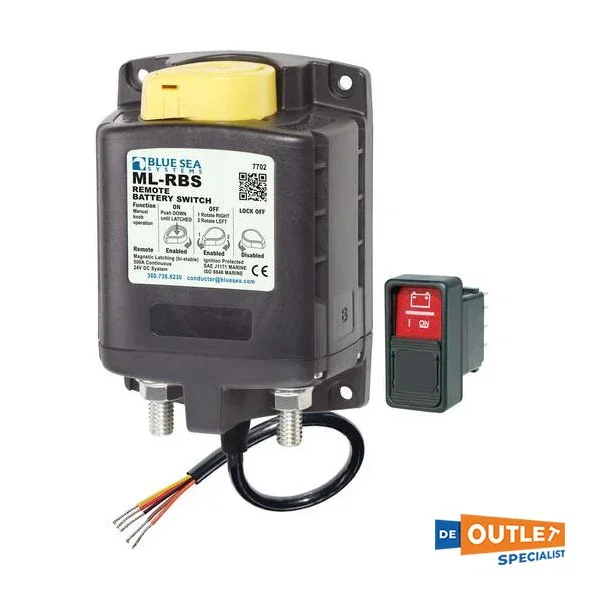 Blue Sea 7702-BSS Remote Battery Switch 24V With Control Expédition Rapide