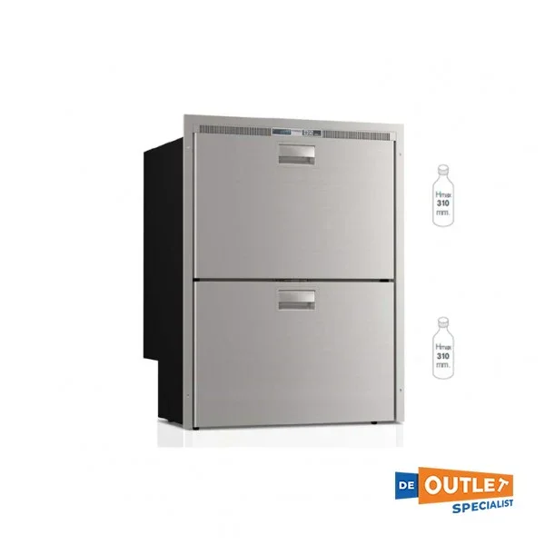 Populaire Vitrifrigo DW180 RFX 144L Compressor cooled stainless steel Koellade