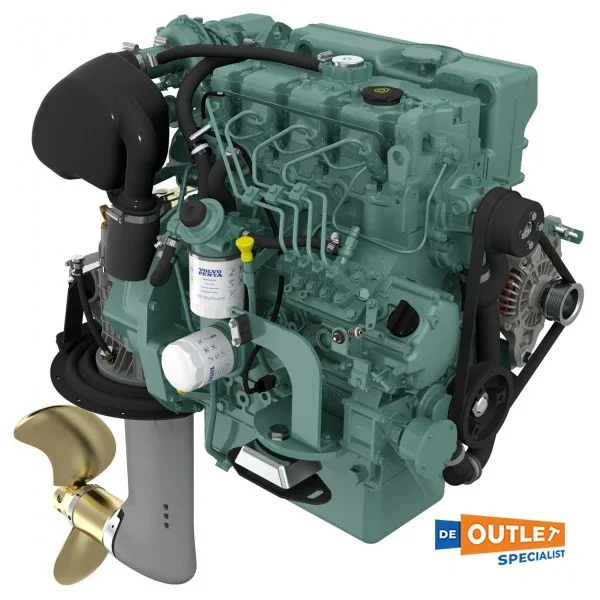 Haute Qualité Volvo Penta D2-50m 50hp with SD130S SailDrive