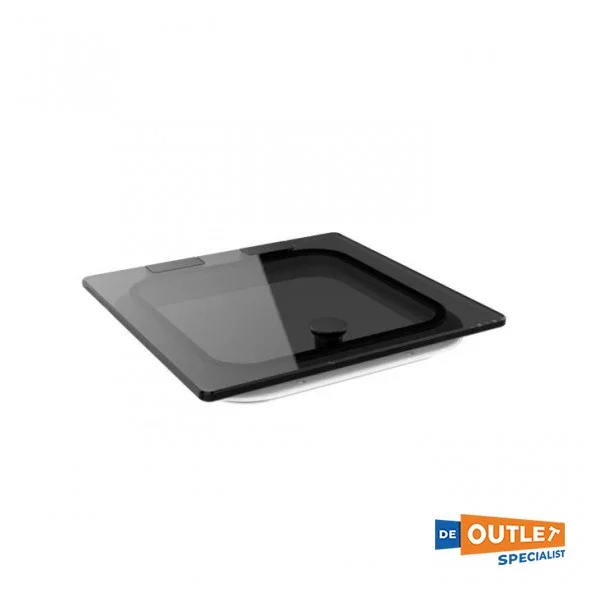 Top Vente Lewmar Flush 2G SIZE 70 DOORK BLACK WITH VENTILATION - 399701995