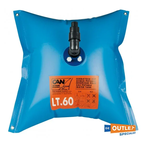 Meilleure Vente CAN Flexible 60 liters of water tank blue - SE2070