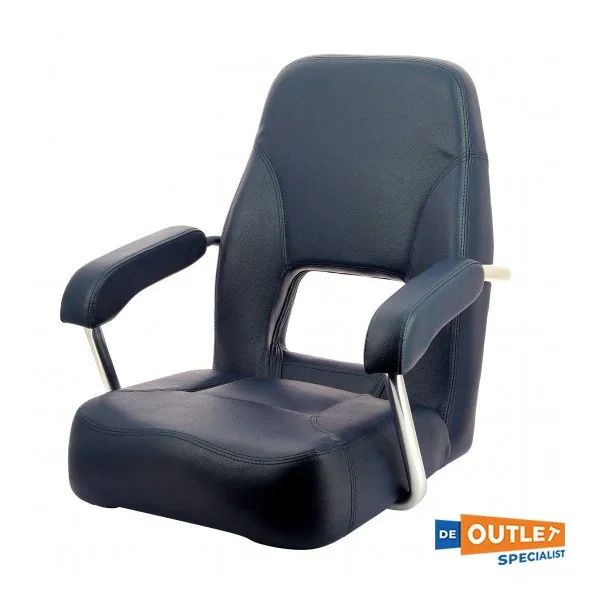 Solde Vetus Sailor Leather Steering Chair Blue - CHSAILB2