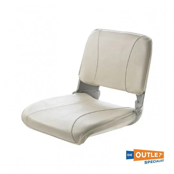 Vetus Crew Foldable Lightweight Leather Steering Chair White - CHCW Acheter Direct