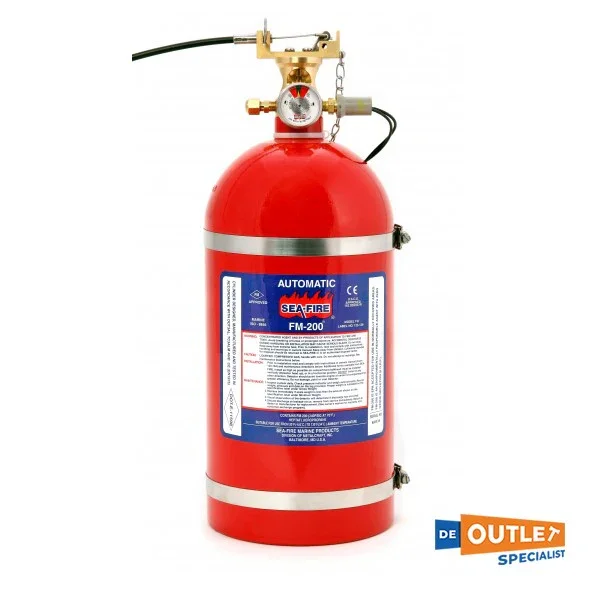 Expédié Aujourd'hui Sea Fire FD400M Manual/Automatic fire extinguisher Red