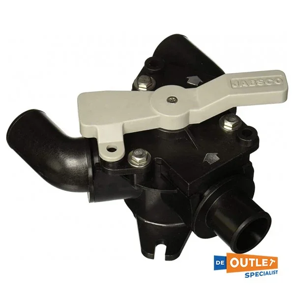 Commander Maintenant JabSCO Plastic Y valve Black 38 mm-4549-1000