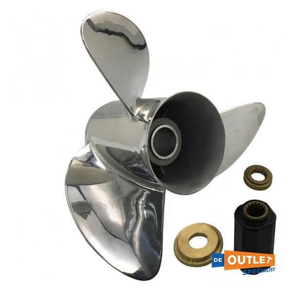 Offre Exclusive Yamaha 3-Blade aluminum propeller 13.75 x 17 DX-6G5-45978-03-98