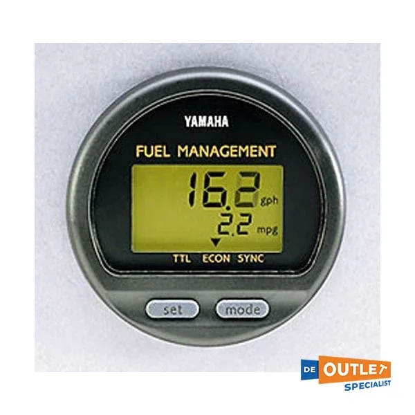 Solde Yamaha Digital Fuel meter Kit Black Single Engine-6Y5-W0088-5400
