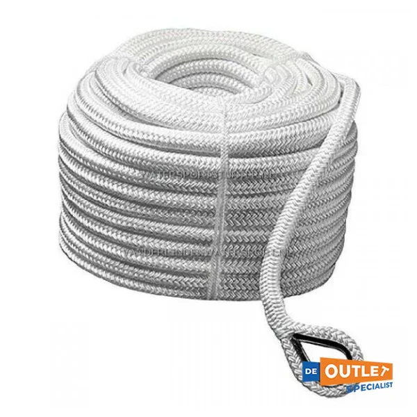 Robline Landlijn / Anchor Line 12 mm - 50 meters White - 7158465 Expédié Aujourd'hui