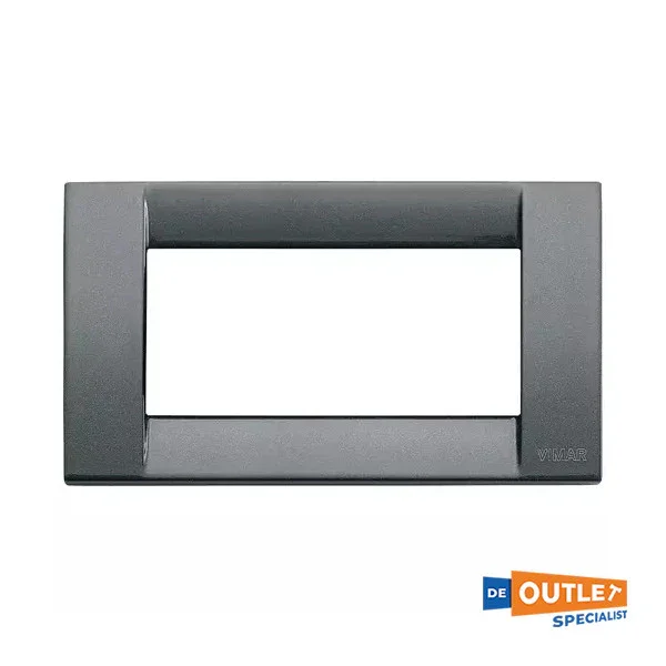 Vimar 16734.23 Classica Plate 4m Metal Metall.anthracite Offre Exclusive
