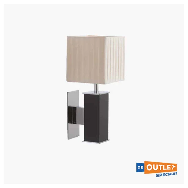 Commander Vite Foresti Suardi Tucana Wall lamp Chrome with leather 12/24V - 2669-7155.fnpm