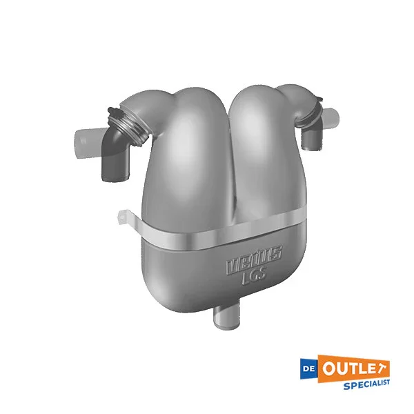 Bon Marché Vetus LGS4038 Exhaust Gas separator 40mm - 38mm drain