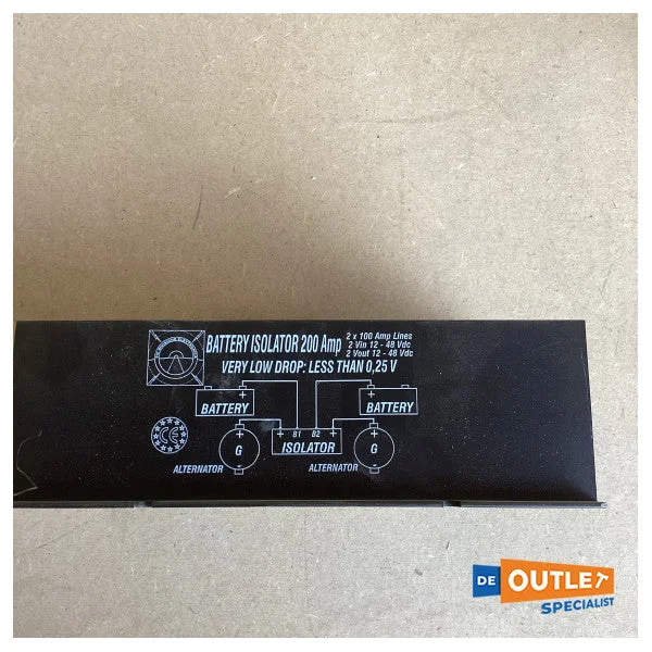 Nouvelle Collection SIC Divisione Battery Isolator 2x 100 AMP