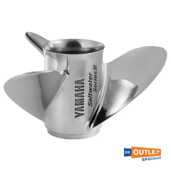 Yamaha 3x15-1/2 x 17-T Stainless Steel Propeller 6CE-45978-20 Authentique