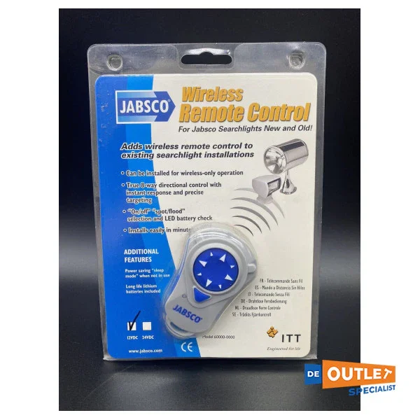 Jabsco Wired Remote Searchlight Controller 24V - 60000-0000 Populaire