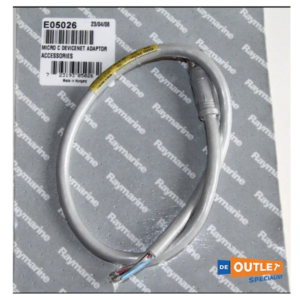 Commander Vite Raymarine Micro C Devicenet Adaptor Cable - E05026