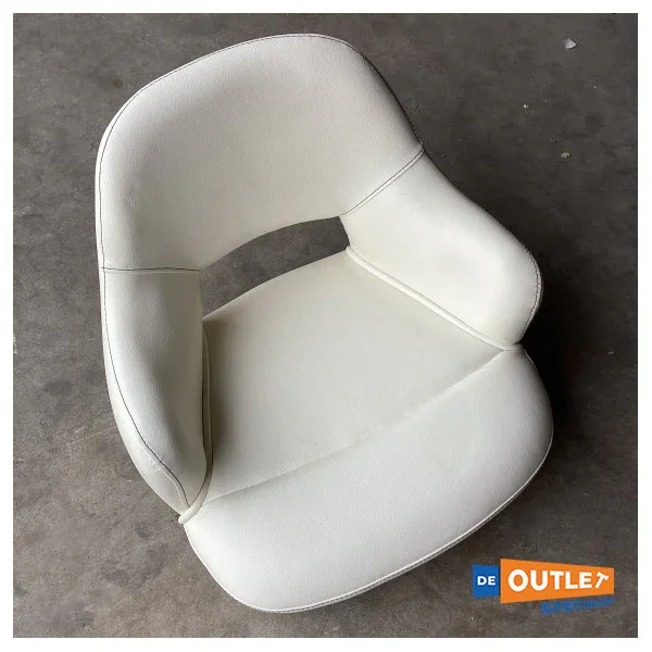 Sessa International Leather Bucket chair White - LKW -S Certifié